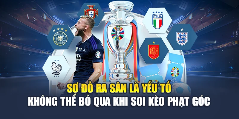 Sơ đồ ra sân là yếu tố không thể bỏ qua khi soi kèo phạt góc